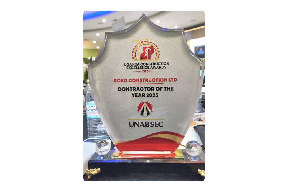 ROKO Construction Contractor of the Year 2025 award